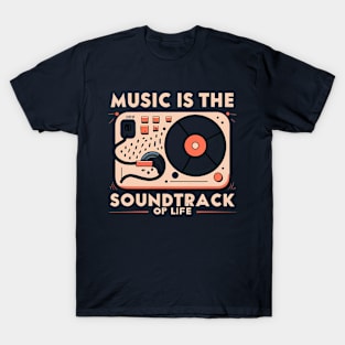 Retro Vibes - Music Quote T-Shirt